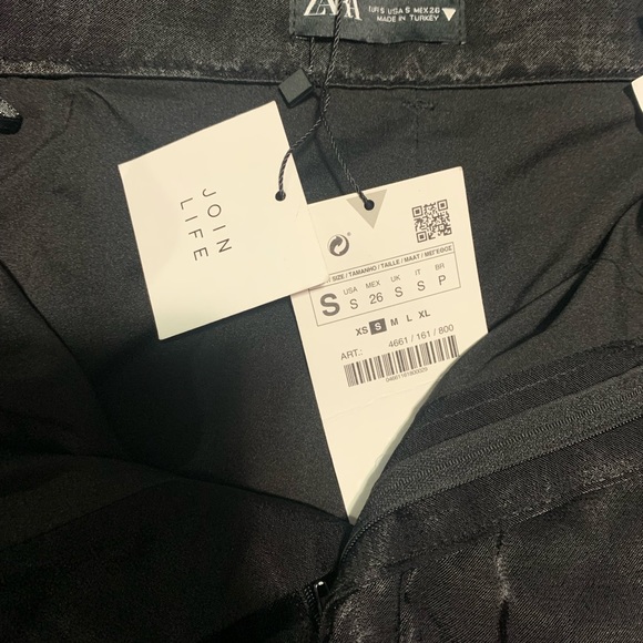 Black Zara shorts brand new - Picture 2 of 4